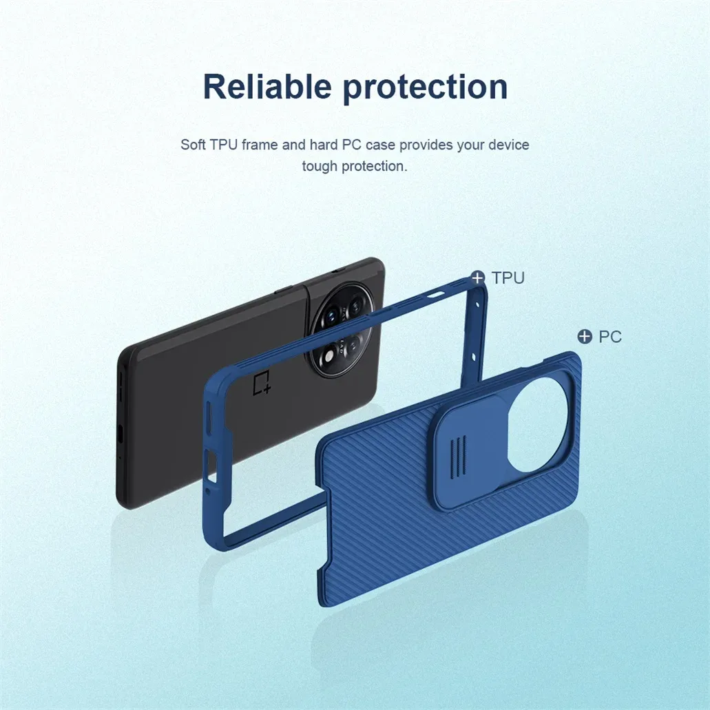 For OnePlus 13 Case NILLKIN CamShield Pro Slide Camera Cover Privacy Protection Shockproof Back Cover For OnePlus13 One Plus 13