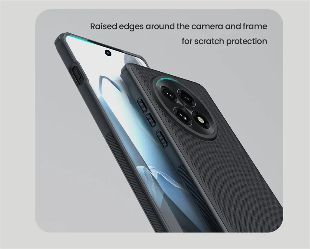 For OnePlus 13 Case Nillkin Super Frosted Shield Pro Soft TPU Frame Hard PC Shell Shockproof Back Cover For 1+13 One Plus 13