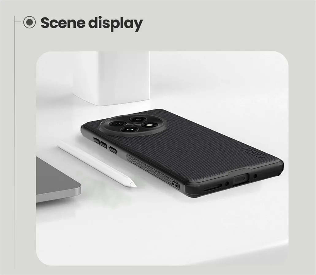 For OnePlus 13 Case Nillkin Super Frosted Shield Pro Soft TPU Frame Hard PC Shell Shockproof Back Cover For 1+13 One Plus 13
