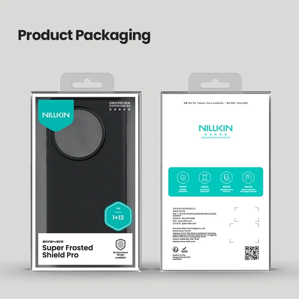 For OnePlus 13 Case Nillkin Super Frosted Shield Pro Soft TPU Frame Hard PC Shell Shockproof Back Cover For 1+13 One Plus 13
