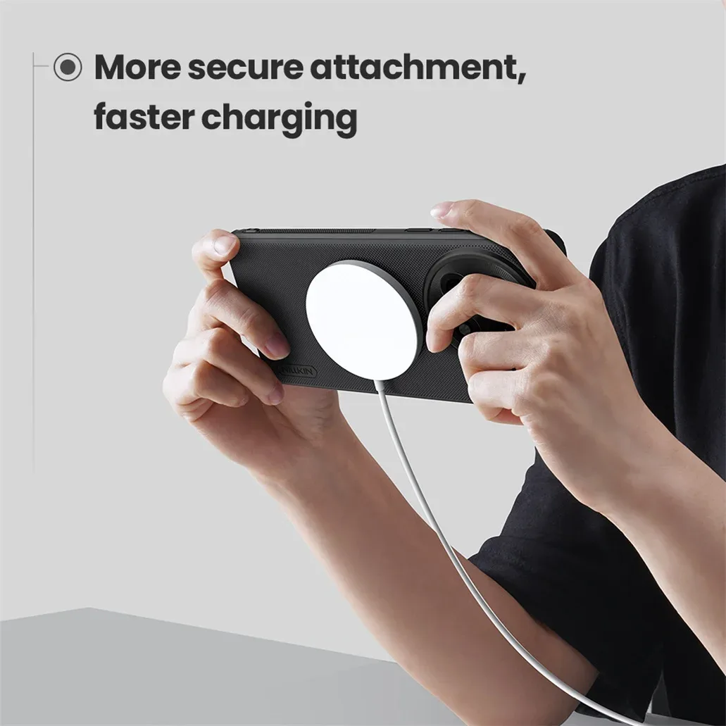 For OnePlus 13 MagSafe Case Nillkin Frosted Shield Pro Shockproof Magnetic Charging Case TPU Frame PC Back Cover For One Plus 13