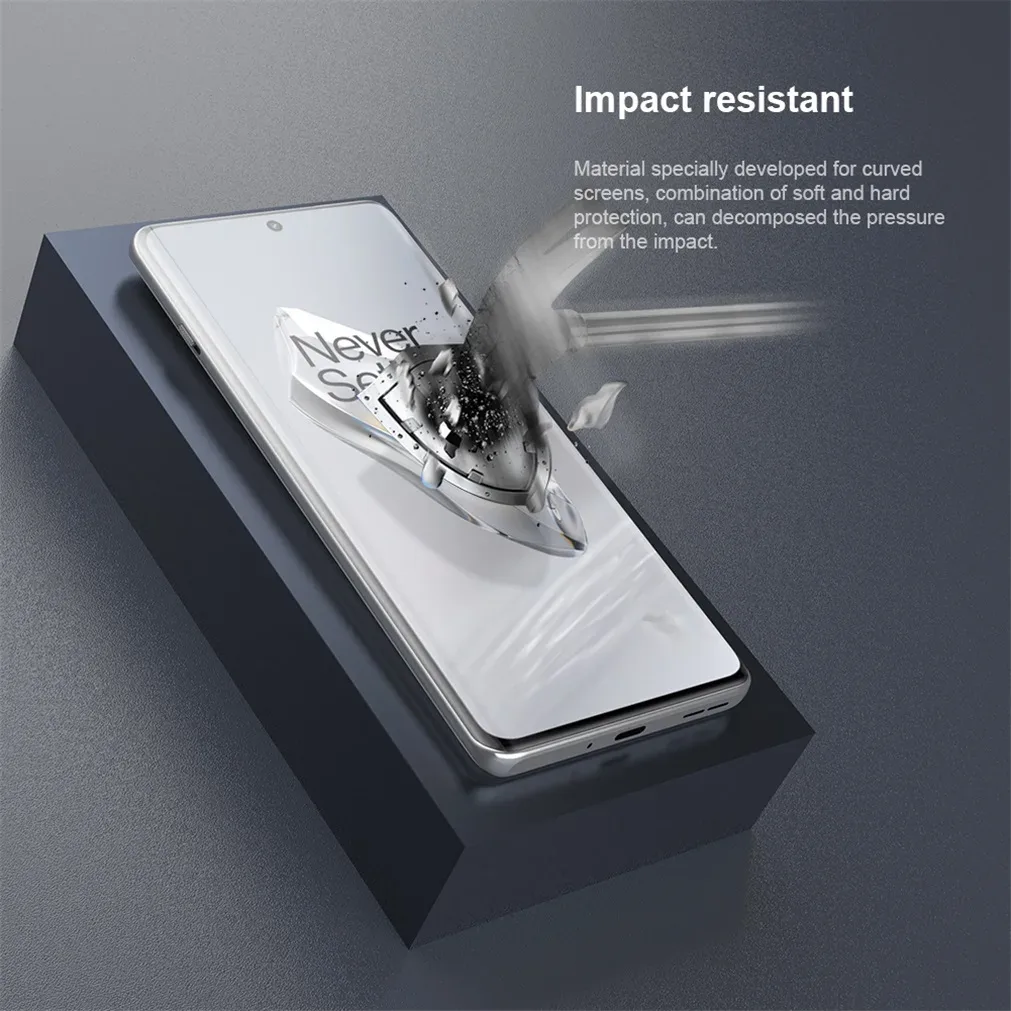 2Pcs For OnePlus 13 Soft Film For Curved Screen Nillkin Impact Resistant Curved Film Screen Protector For OnePlus13 One Plus 13