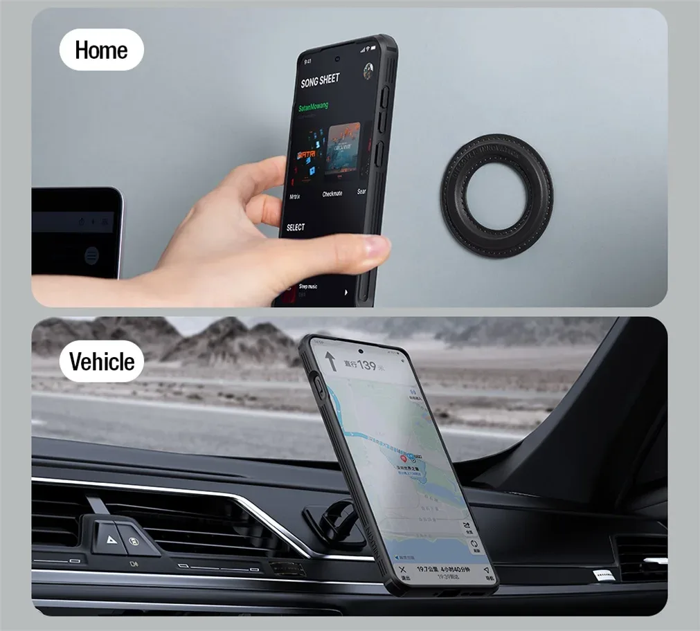 For OPPO Find X8 Pro MagSafe Case NILLKIN CamShield Prop Magnetic Wireless Charging Phone Holder Camera Cover For OPPO Find X8