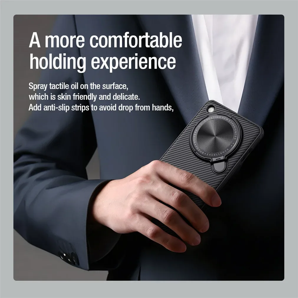 For OPPO Find X8 Pro MagSafe Case NILLKIN CamShield Prop Magnetic Wireless Charging Phone Holder Camera Cover For OPPO Find X8