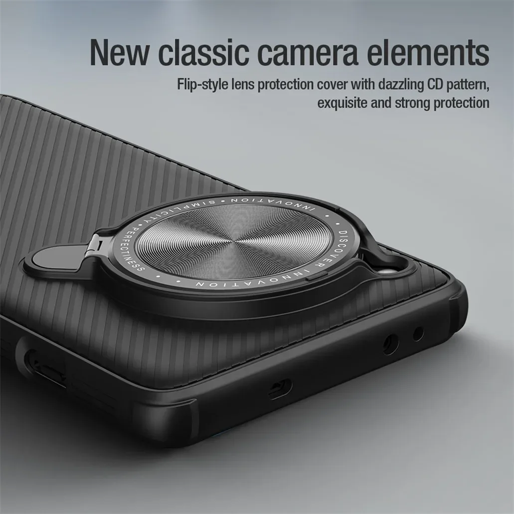 For OnePlus 13 MagSafe Case NILLKIN CamShield Prop Magnetic Wireless Charging Flip-style Holder Camera Cover For One Plus 13