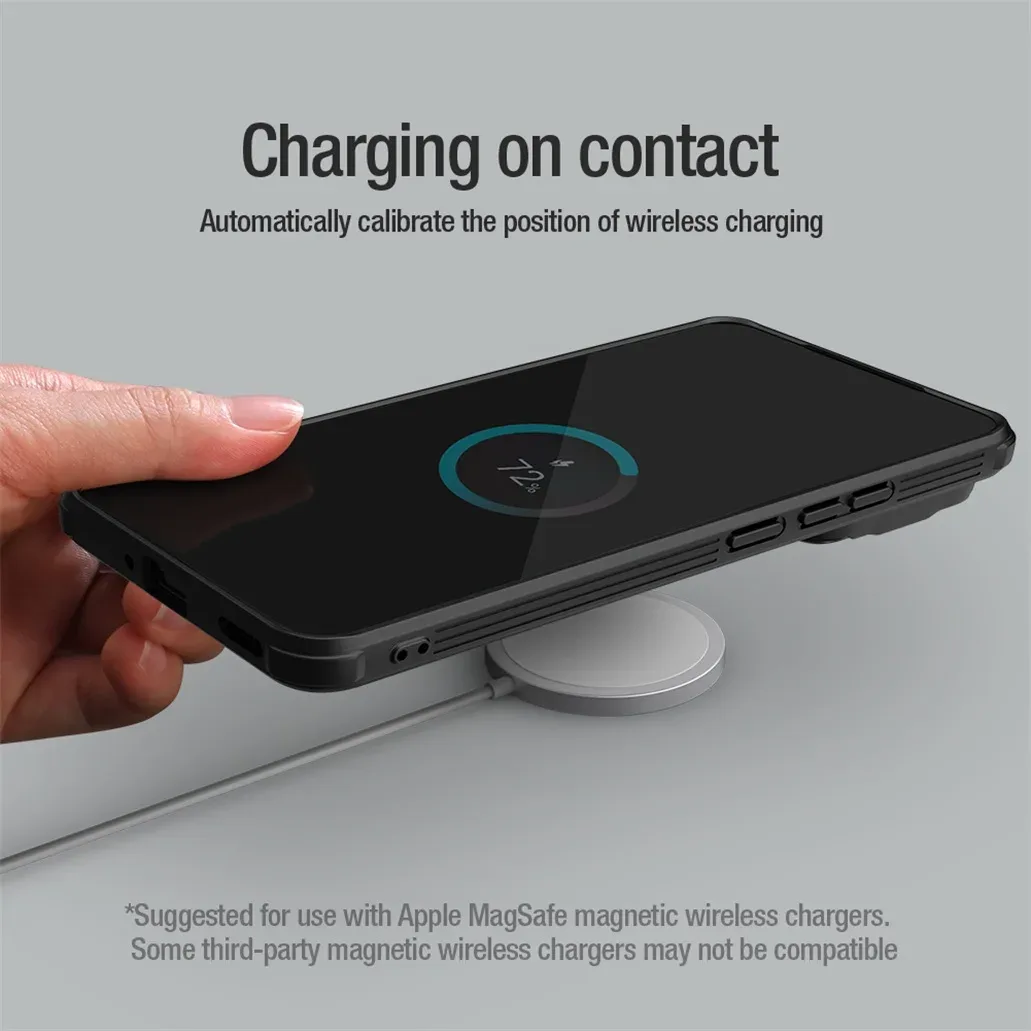 For OnePlus 13 MagSafe Case NILLKIN CamShield Prop Magnetic Wireless Charging Flip-style Holder Camera Cover For One Plus 13