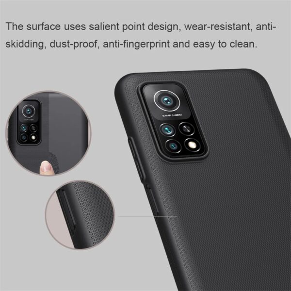 Чехол Nillkin Super Frosted Shield для Xiaomi Mi 10T 5G, Mi 10T Pro 5G — изображение 4