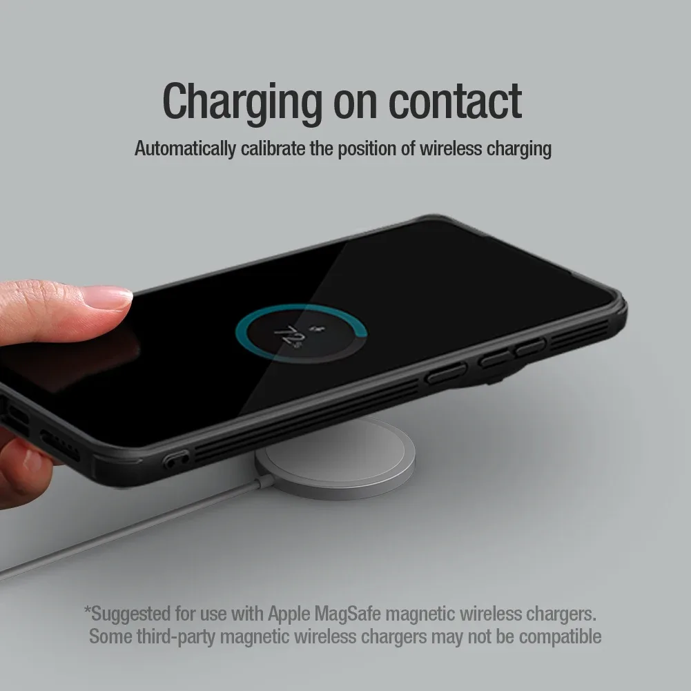 For Honor Magic 7 Pro MagSafe Case NILLKIN CamShield Prop Magnetic Wireless Charging Phone Holder Camera Cover For Magic7 Pro