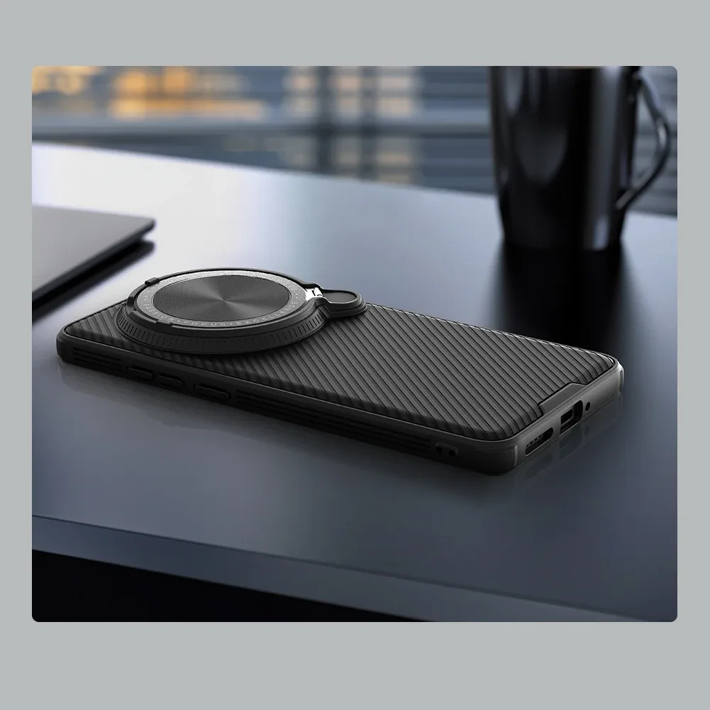 For Honor Magic 7 Pro MagSafe Case NILLKIN CamShield Prop Magnetic Wireless Charging Phone Holder Camera Cover For Magic7 Pro