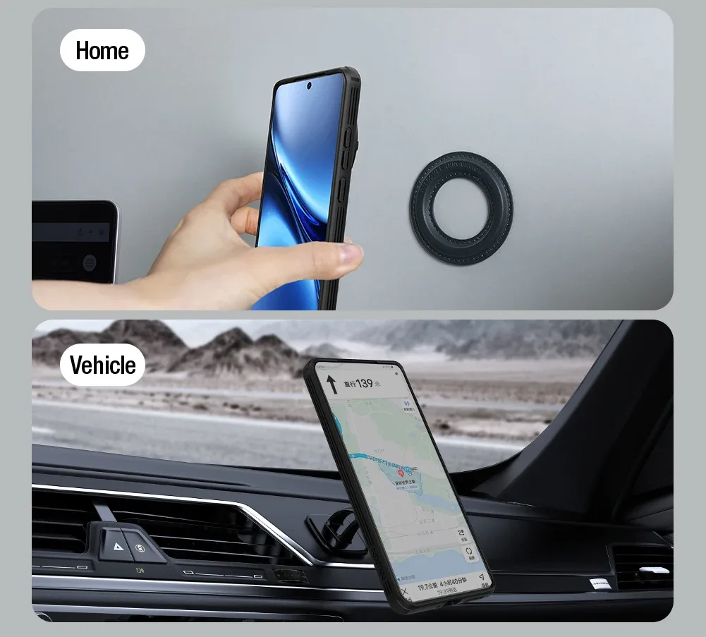 For Honor Magic 7 Pro MagSafe Case NILLKIN CamShield Prop Magnetic Wireless Charging Phone Holder Camera Cover For Magic7 Pro