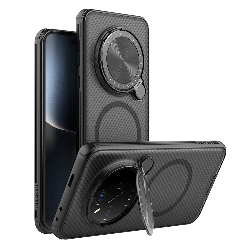 For Honor Magic 7 Pro MagSafe Case NILLKIN CamShield Prop Magnetic Wireless Charging Phone Holder Camera Cover For Magic7 Pro