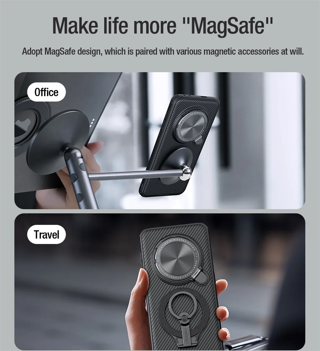 Чехол Nillkin Camshield Prop Magnetic для Honor Magic 7 Pro (MagSafe) Чехол Nillkin Camshield Prop Magnetic для Honor Magic 7 Pro (MagSafe)