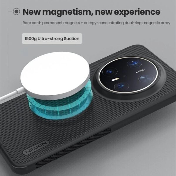 Чехол Nillkin Super Frosted Shield Pro Magnetic для Huawei Mate 70, Mate 70 Pro, Mate 70 Pro Plus (MagSafe) — изображение 4