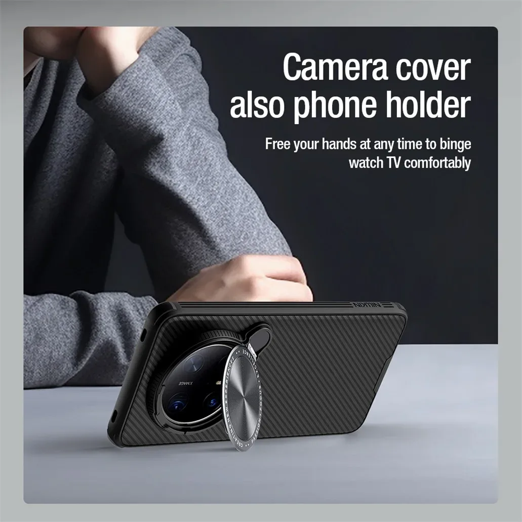 For Huawei Mate 70 Pro /70 Pro+ Plus Case NILLKIN CamShield Prop Shockproof Non-Slip Phone Holder Camera Cover For Huawei Mate70
