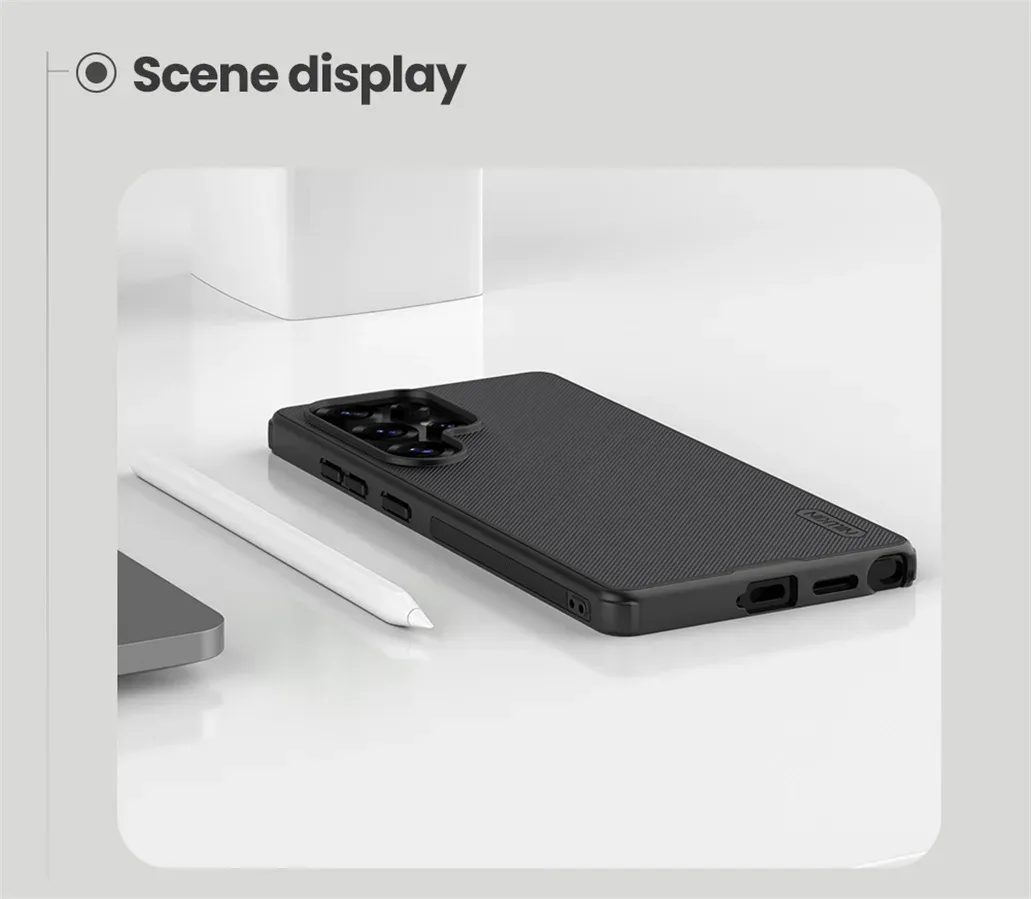 For Samsung Galaxy S25 Ultra Case Nillkin Super Frosted Shield Pro TPU PC Shell Shockproof Back Cover For Samsung S25 S25+ Plus