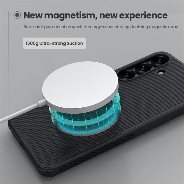 Чехол Nillkin Super Frosted Shield Pro Magnetic для Samsung Galaxy S25, Galaxy S25 Plus, Galaxy S25 Ultra (MagSafe) — изображение 4