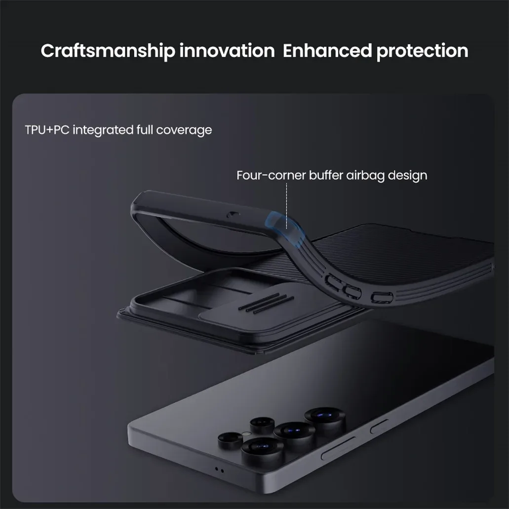 For Samsung Galaxy S25 Ultra MagSafe Case NILLKIN CamShield Pro Shockproof Slide Camera Magnetic Cover For Samsung S25 S25+ Plus