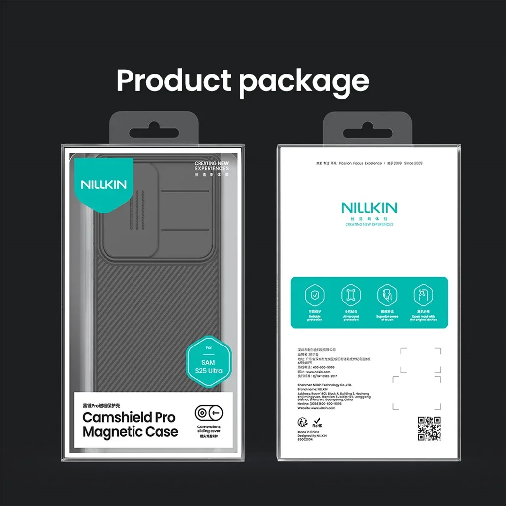 For Samsung Galaxy S25 Ultra MagSafe Case NILLKIN CamShield Pro Shockproof Slide Camera Magnetic Cover For Samsung S25 S25+ Plus