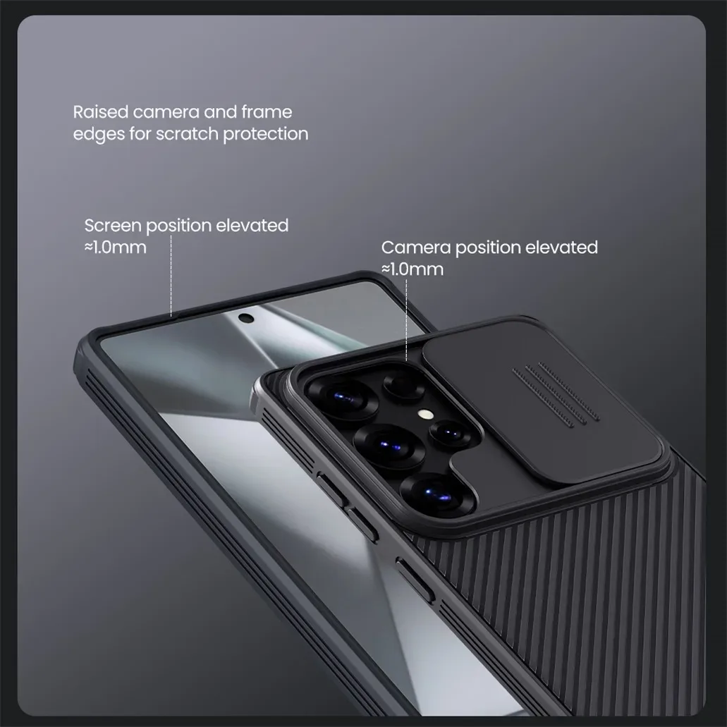 For Samsung Galaxy S25 Ultra MagSafe Case NILLKIN CamShield Pro Shockproof Slide Camera Magnetic Cover For Samsung S25 S25+ Plus
