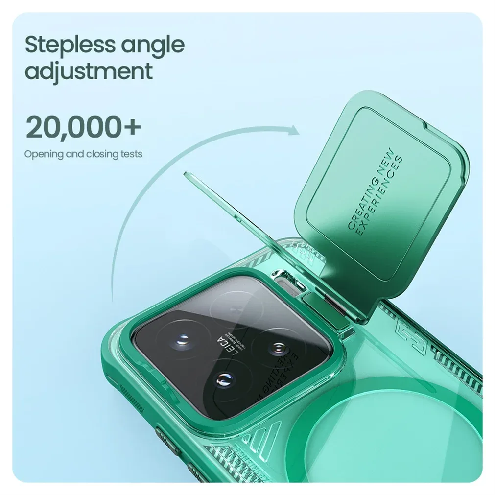 For Xiaomi 15 /15 Pro Magsafe Case NILLKIN Iceblade Prop Transparent Eco-friendly Camera Holder Magnetic Cover For Xiaomi Mi 15