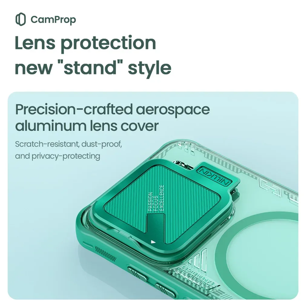 For Xiaomi 15 /15 Pro Magsafe Case NILLKIN Iceblade Prop Transparent Eco-friendly Camera Holder Magnetic Cover For Xiaomi Mi 15