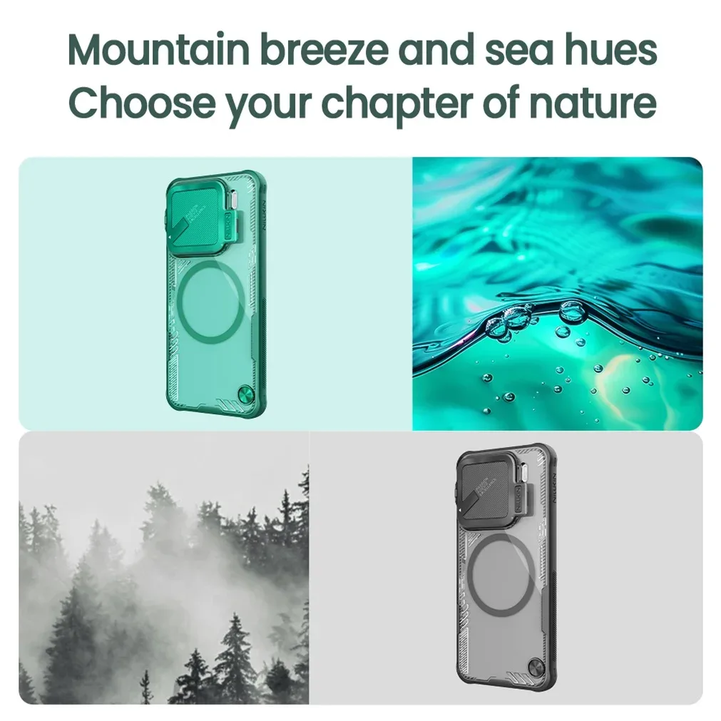 For Xiaomi 15 /15 Pro Magsafe Case NILLKIN Iceblade Prop Transparent Eco-friendly Camera Holder Magnetic Cover For Xiaomi Mi 15