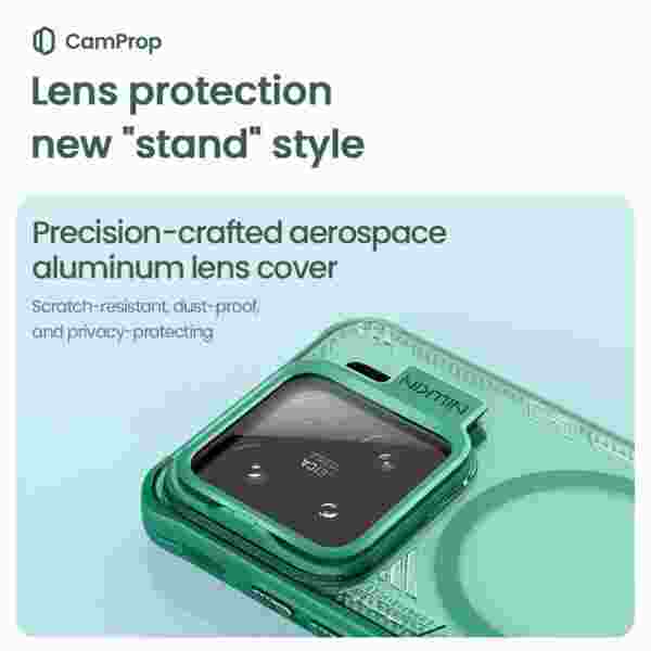 Чехол Nillkin Iceblade Prop с прозрачной крышкой для Xiaomi 15, Xiaomi 15 Pro (MagSafe) — изображение 5