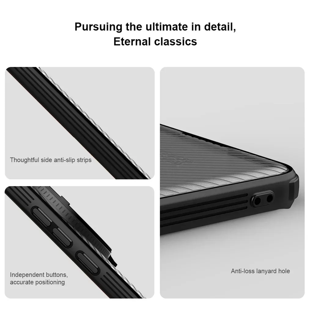 For OnePlus 13 MagSafe Case NILLKIN Transparent Case Magnetic Wireless Charging Phone Holder Hinged Camera Cover For One Plus 13