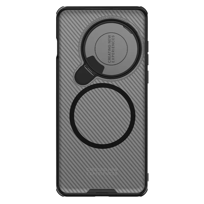 For OnePlus 13 MagSafe Case NILLKIN Transparent Case Magnetic Wireless Charging Phone Holder Hinged Camera Cover For One Plus 13