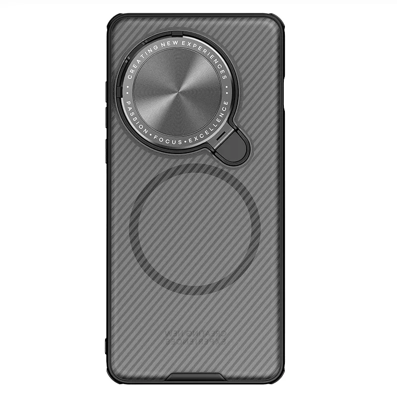 For OnePlus 13 MagSafe Case NILLKIN Transparent Case Magnetic Wireless Charging Phone Holder Hinged Camera Cover For One Plus 13