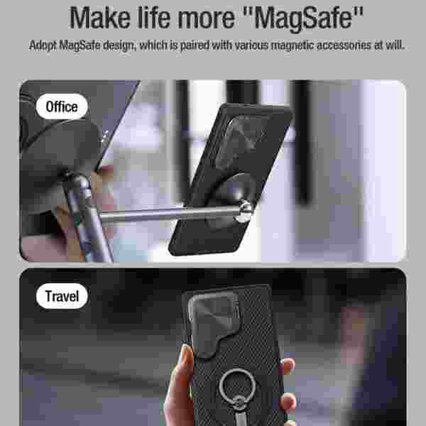 Чехол Nillkin Camshield Prop для Samsung Galaxy S25 Ultra (MagSafe) — изображение 4