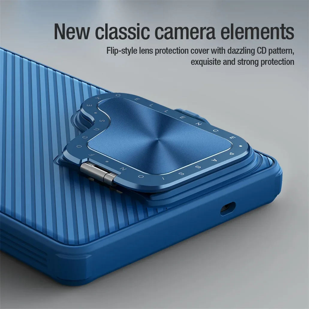 For Samsung Galaxy S25 Ultra MagSafe Case NILLKIN CamShield Prop Magnetic Charging Phone Holder Camera Cover For SAM S25Ultra