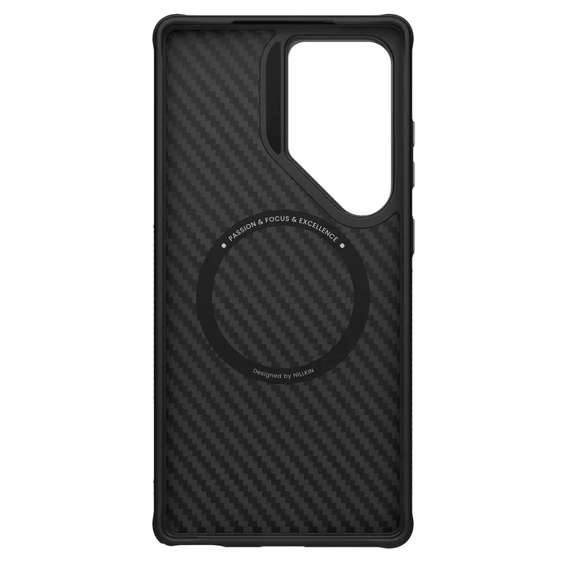 For Samsung Galaxy S25 Ultra MagSafe Case NILLKIN CarboProp Aramid Fiber Magnetic Case Camera Stand Cover For Samsung S25Ultra