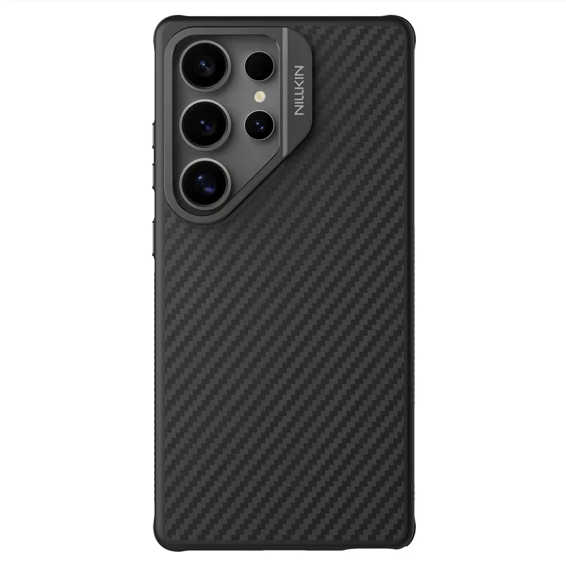 For Samsung Galaxy S25 Ultra MagSafe Case NILLKIN CarboProp Aramid Fiber Magnetic Case Camera Stand Cover For Samsung S25Ultra