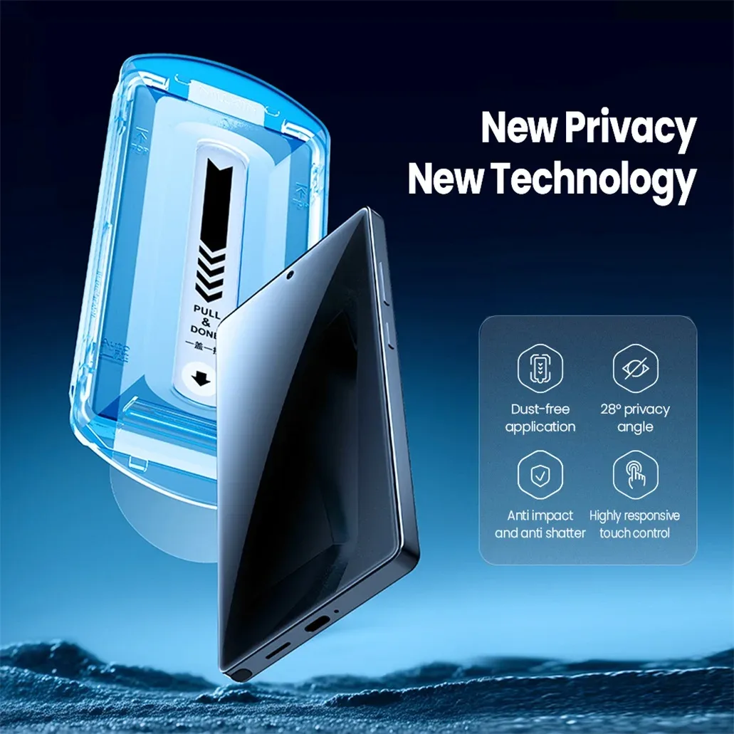 For Samsung Galaxy S25 Ultra Tempered Glass Nillkin Anti Peeping Privacy Protection Screen Protector For Samsung S25 S25+ Plus