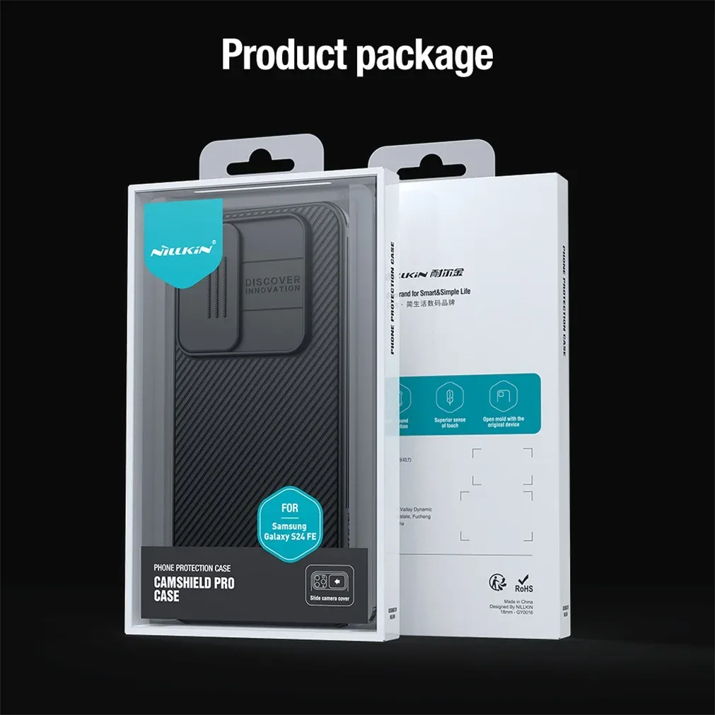 For Samsung Galaxy S24 FE Case NILLKIN CamShield Pro Case Shockproof Privacy Protection Slide Camera Cover For Samsung S24 FE