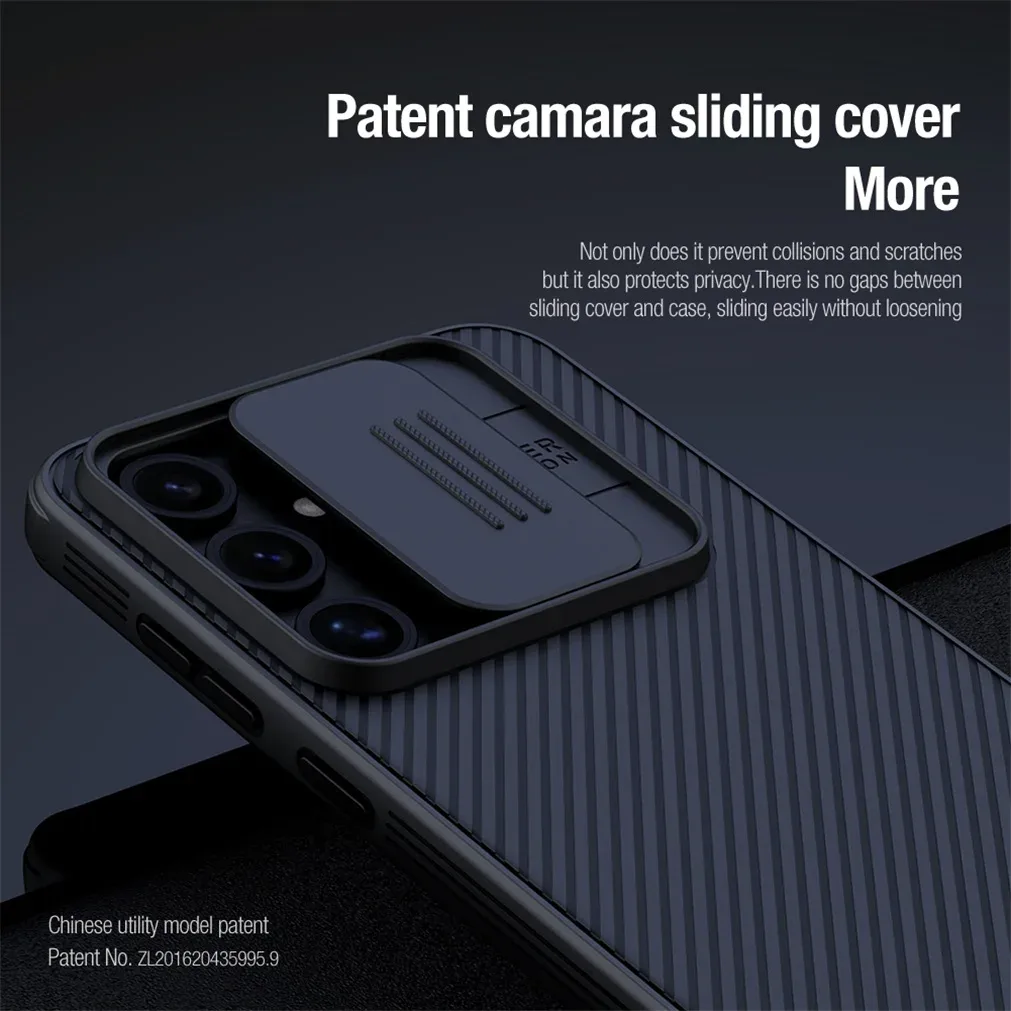 For Samsung Galaxy S24 FE Case NILLKIN CamShield Pro Case Shockproof Privacy Protection Slide Camera Cover For Samsung S24 FE
