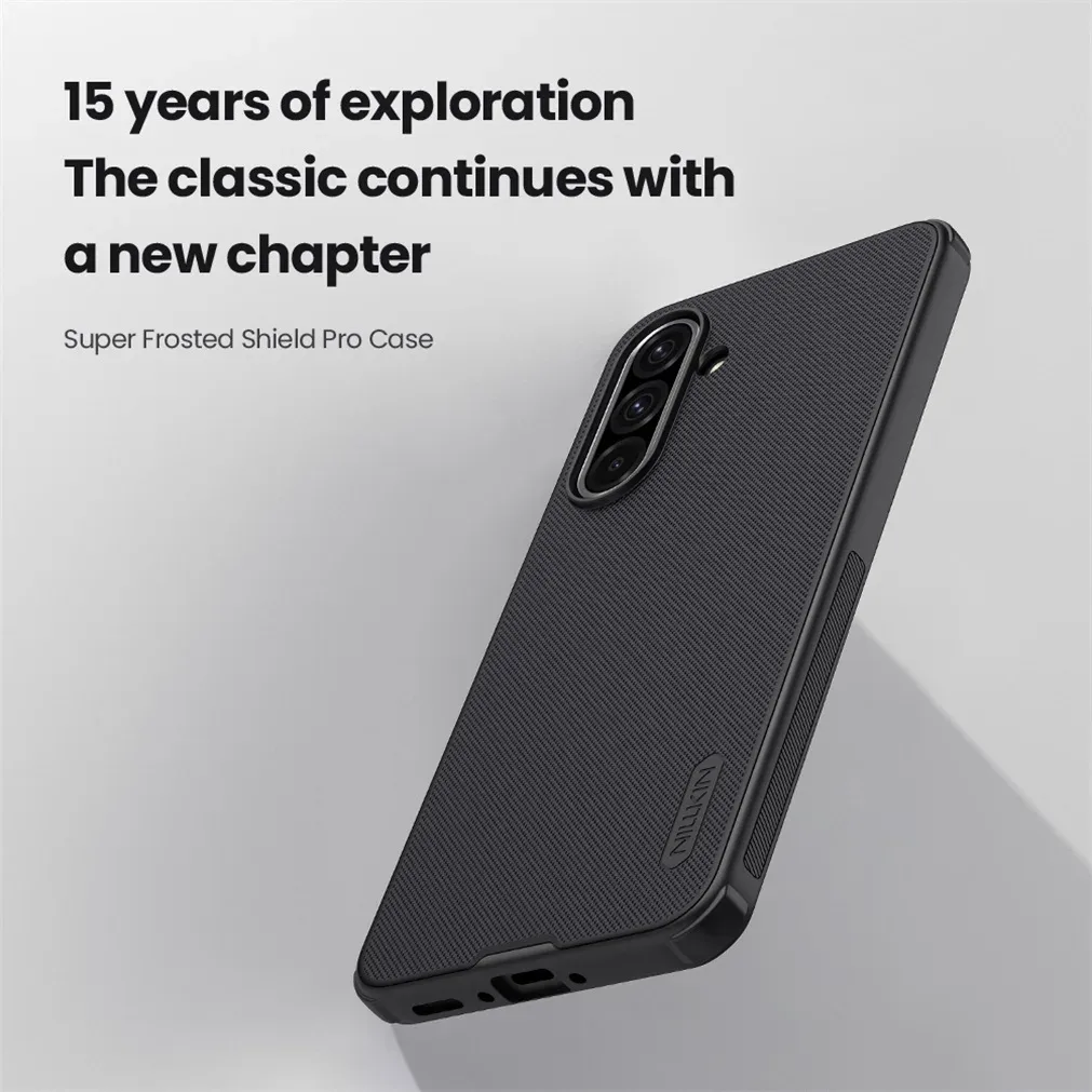 For Samsung Galaxy A36 5G Case Nillkin Frosted Shield Pro Soft TPU Frame Hard PC Shell Shockproof Back Cover For Samsung A36 5G