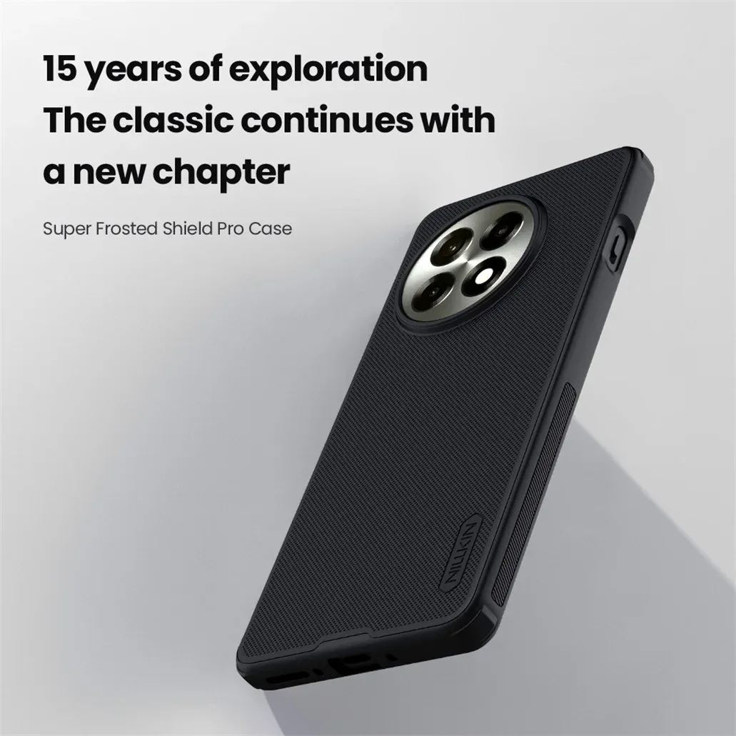 For OnePlus 13R / Ace 5 /5 Pro Case Nillkin Frosted Shield Pro Soft TPU Frame Hard PC Shell Shockproof Cover For One Plus 13R