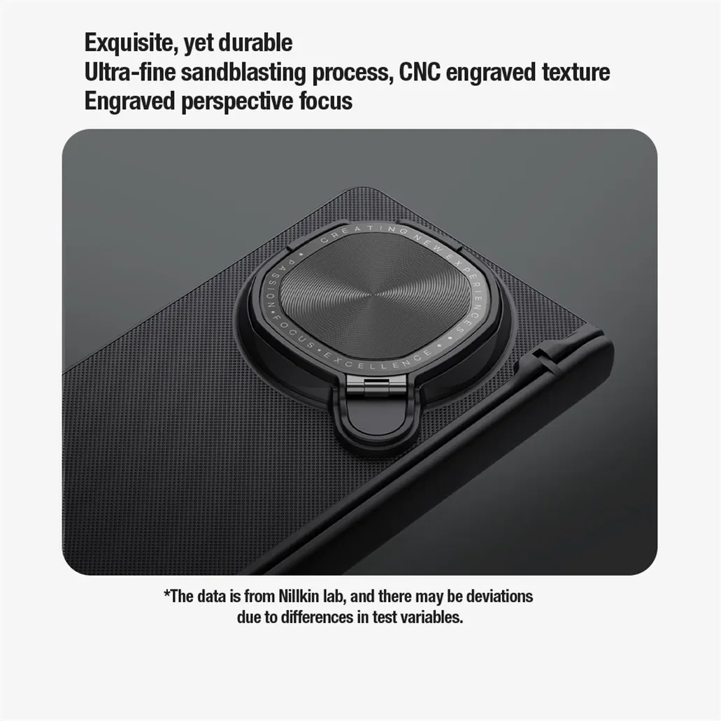 For Huawei Mate X6 Case NILLKIN Frosted Shield Prop Camera Cover Flip-style Lens Holder 180°Folding Cover For Huawei Mate X6