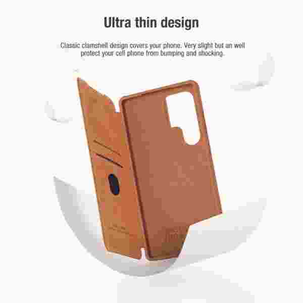 Чехол-книжка Nillkin Qin Pro для Samsung Galaxy S25, Galaxy S25 Ultra, Galaxy S25 Plus — изображение 5