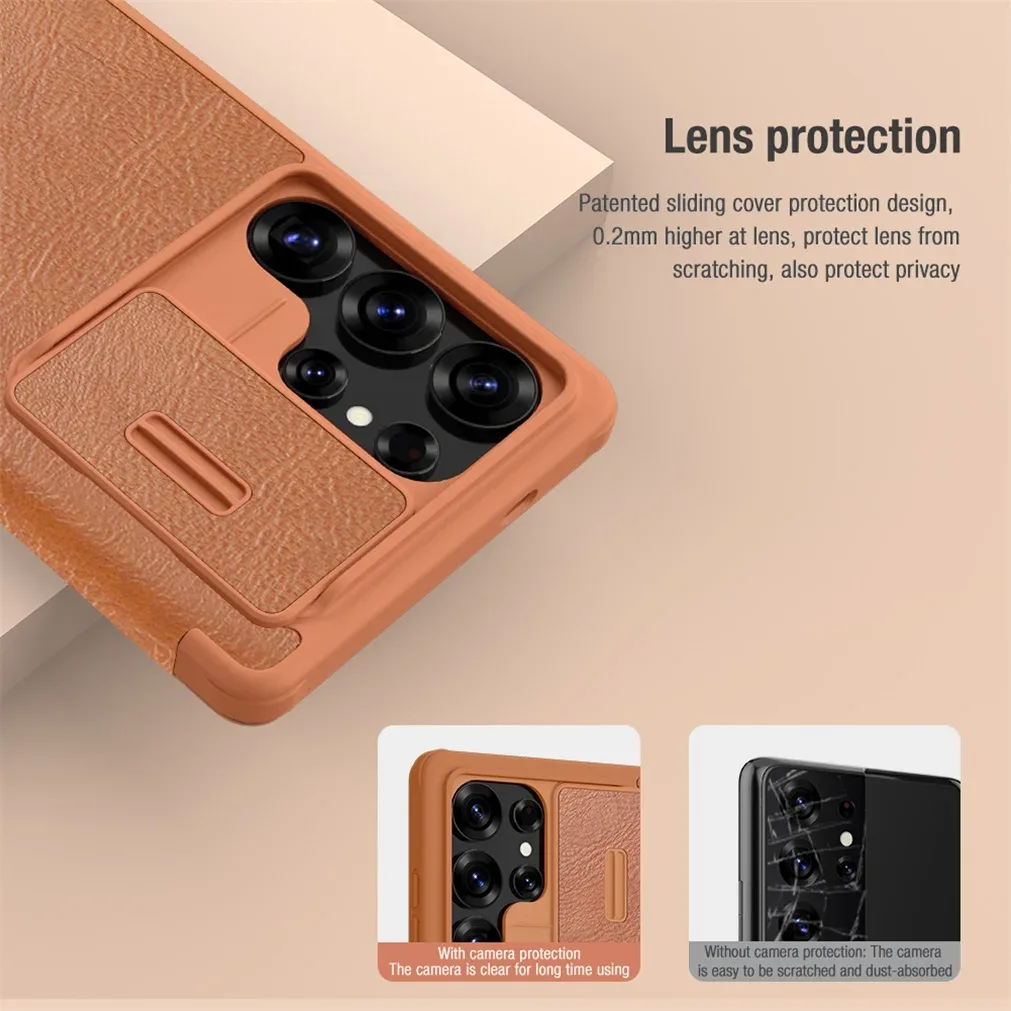 Чехол-книжка Nillkin Qin Pro для Samsung Galaxy S25, Galaxy S25 Ultra, Galaxy S25 Plus