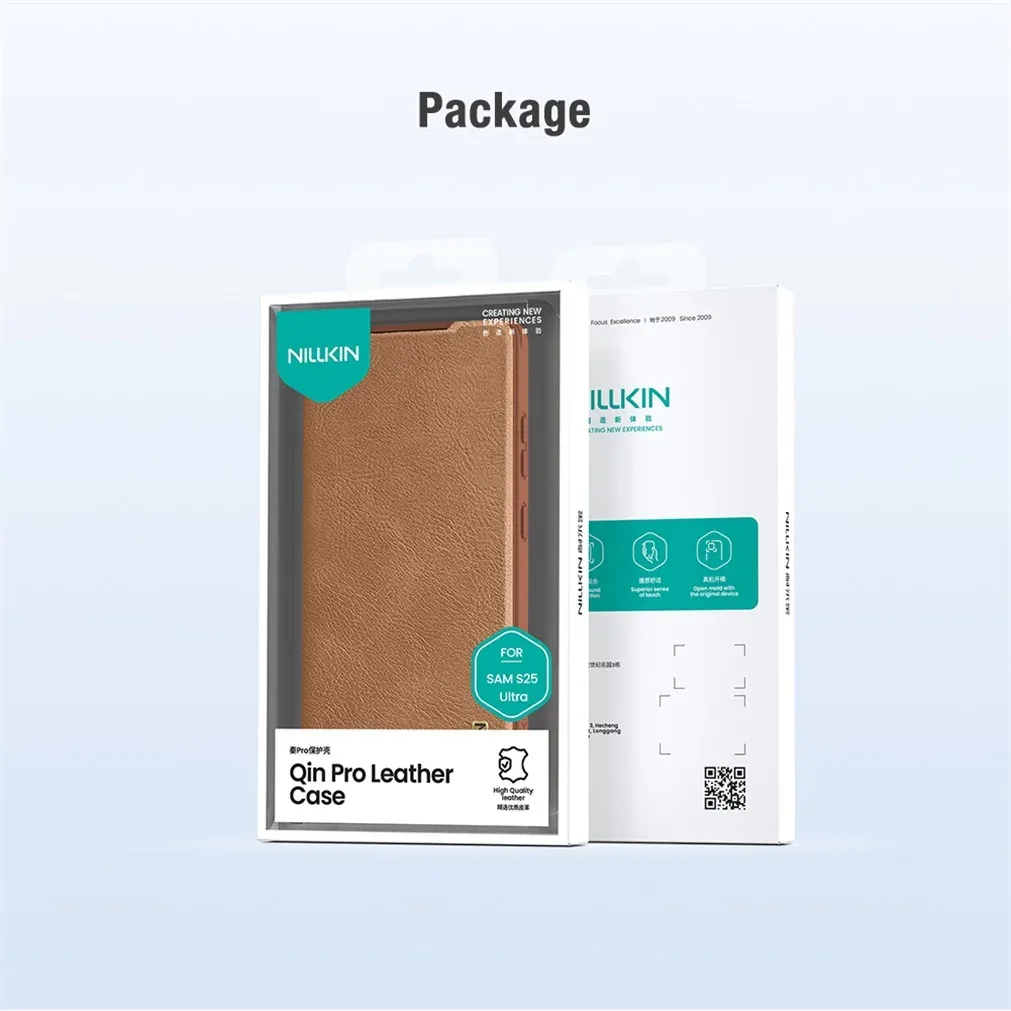 Чехол-книжка Nillkin Qin Pro для Samsung Galaxy S25, Galaxy S25 Ultra, Galaxy S25 Plus