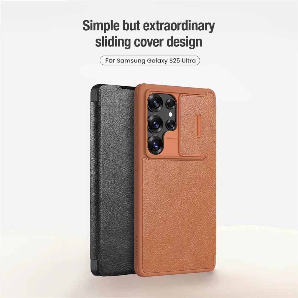 Чехол-книжка Nillkin Qin Pro для Samsung Galaxy S25, Galaxy S25 Ultra, Galaxy S25 Plus