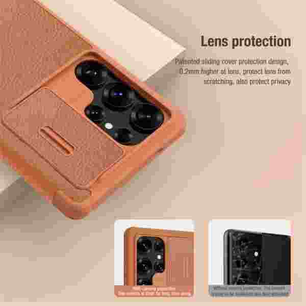 Чехол-книжка Nillkin Qin Pro для Samsung Galaxy S25, Galaxy S25 Ultra, Galaxy S25 Plus — изображение 4