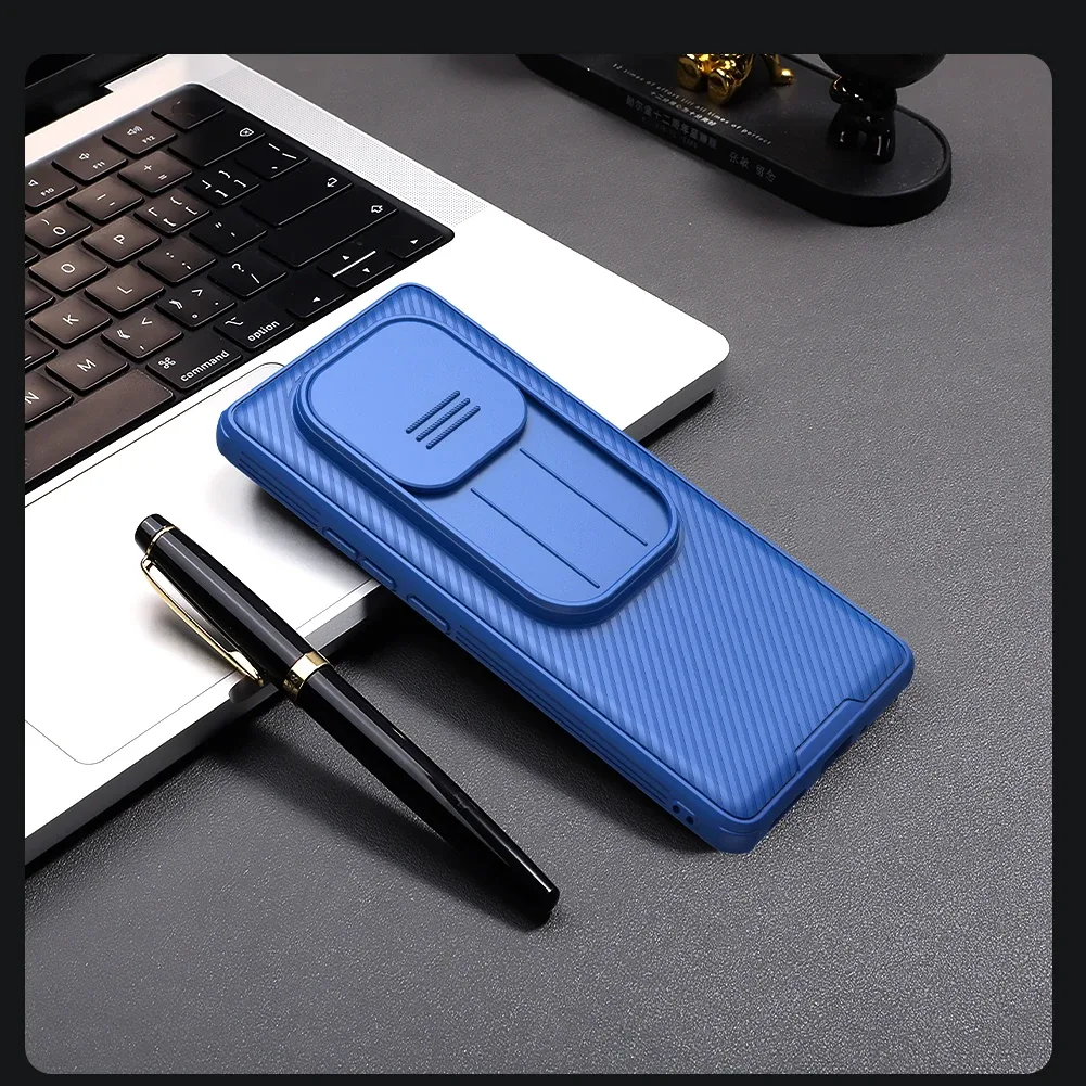 For Xiaomi Poco X7 5G Case NILLKIN CamShield Pro Shockproof Slide Camera Lens Privacy Protection Back Cover For Poco X7 5G