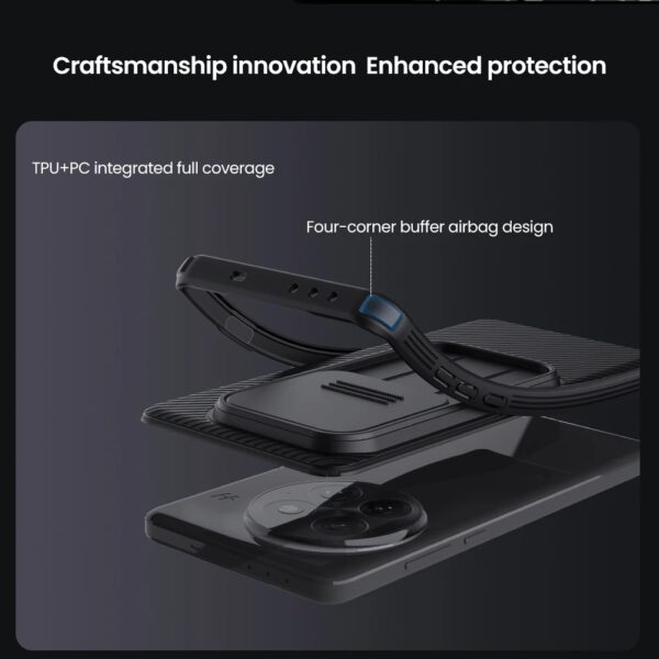 Чехол Nillkin Camshield Pro для OnePlus 13R, OnePlus Ace 5, OnePlus Ace 5 Pro — изображение 3