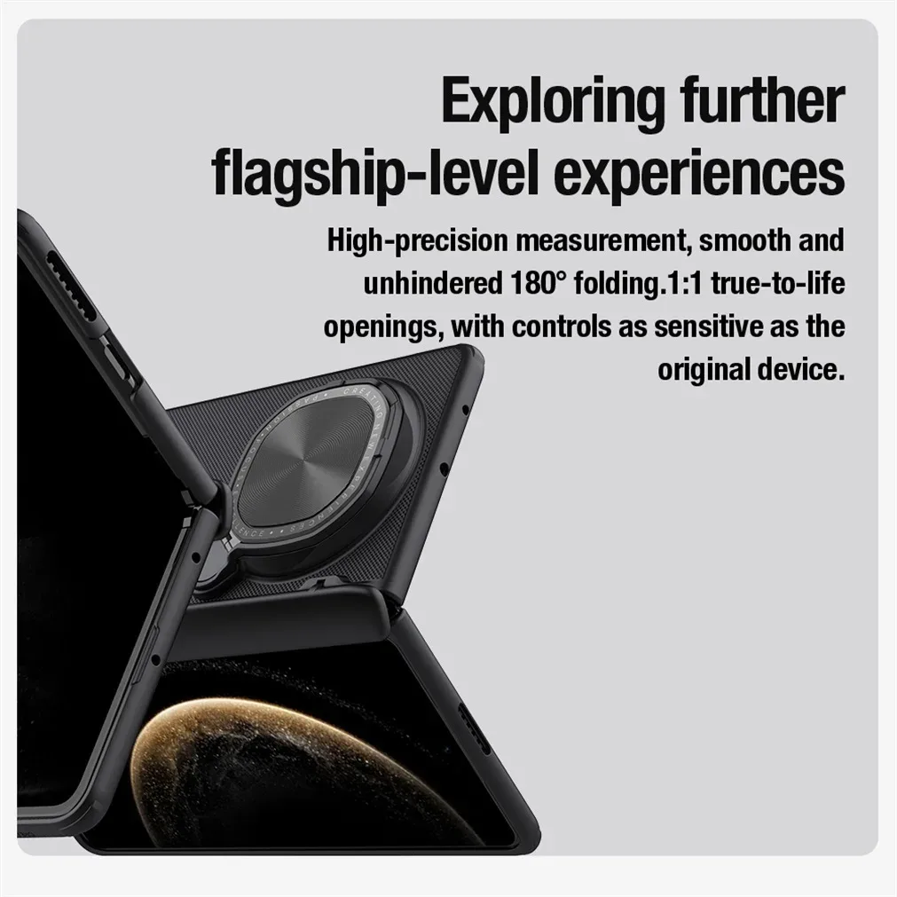For Huawei Mate X6 MagSafe Case NILLKIN Frosted Shield Prop Magnetic Case Camera Cover Holder Folding Cover For Huawei Mate X6