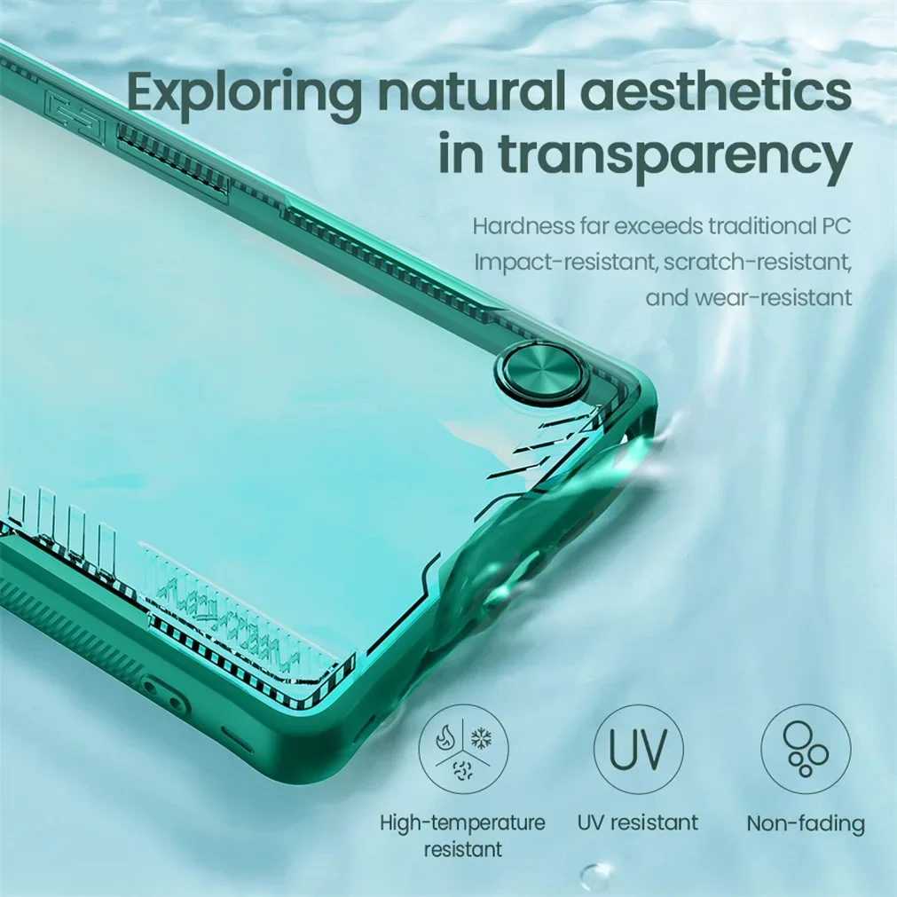 For Samsung Galaxy S25 Ultra Case NILLKIN Iceblade Prop Transparent Eco-friendly Material Phone Holder Camera Cover For S25Ultra
