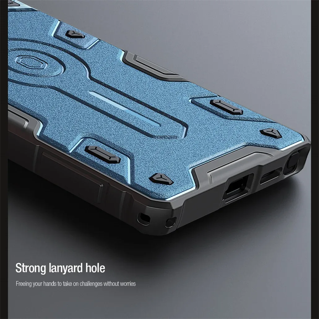 For Samsung Galaxy S25 Ultra Case NILLKIN CamShield Armor Prop Anti-drop Foldable Phone Stand Camera Cover For Samsung S25Ultra